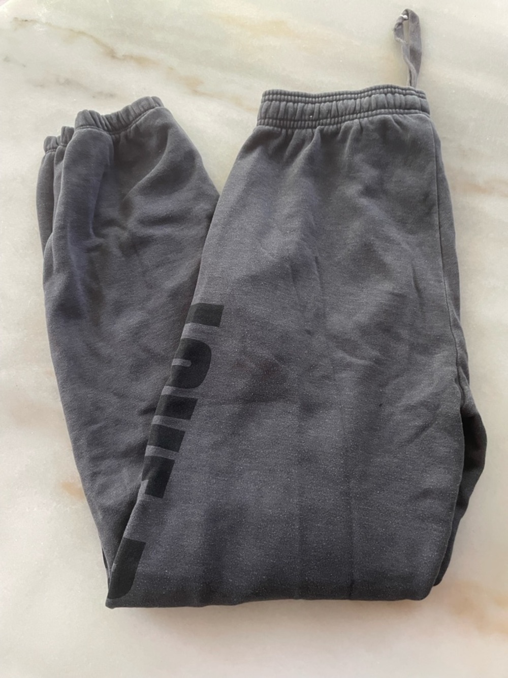 PINK Victoria's Secret Gray womens Sweatpants with Side PINK Logo size XS - Picture 4 of 4